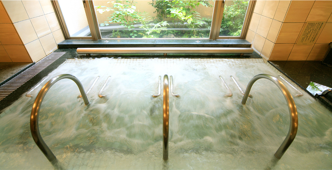ジャグジーバス(男湯寝湯・女湯腰湯)