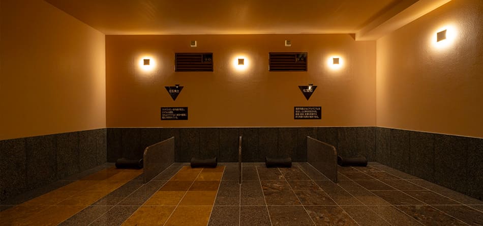 岩盤浴コーナー