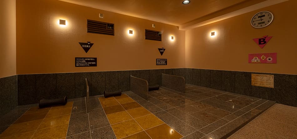 岩盤浴コーナー